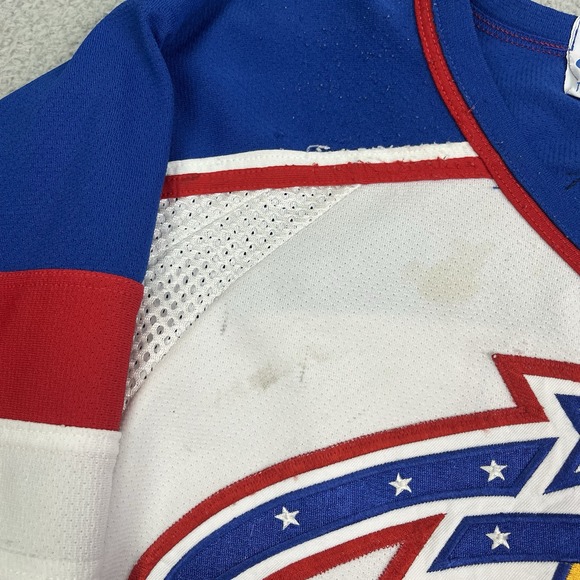 Vintage Cambridge Isanti‎ Bluejackets Hockey Jersey High School Minnesota MN - Picture 5 of 14